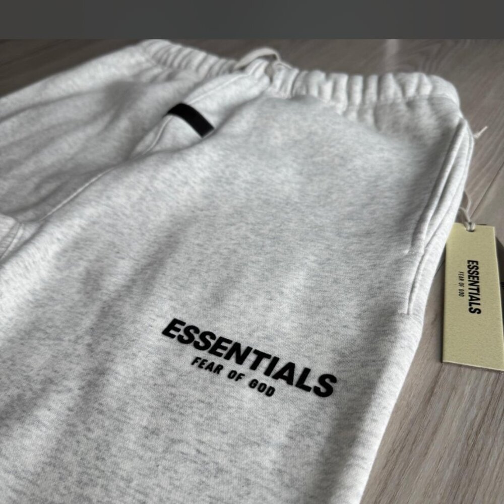 Essentials small light oat sweatpants uncuffed NWT - image 3